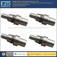 customized good quality cnc machining stainless steel threaded shaft